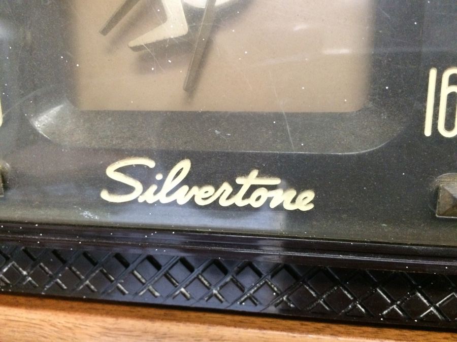 Working Sears Roebuck Silvertone Mid-Century Atomic Radio [Photo 4]