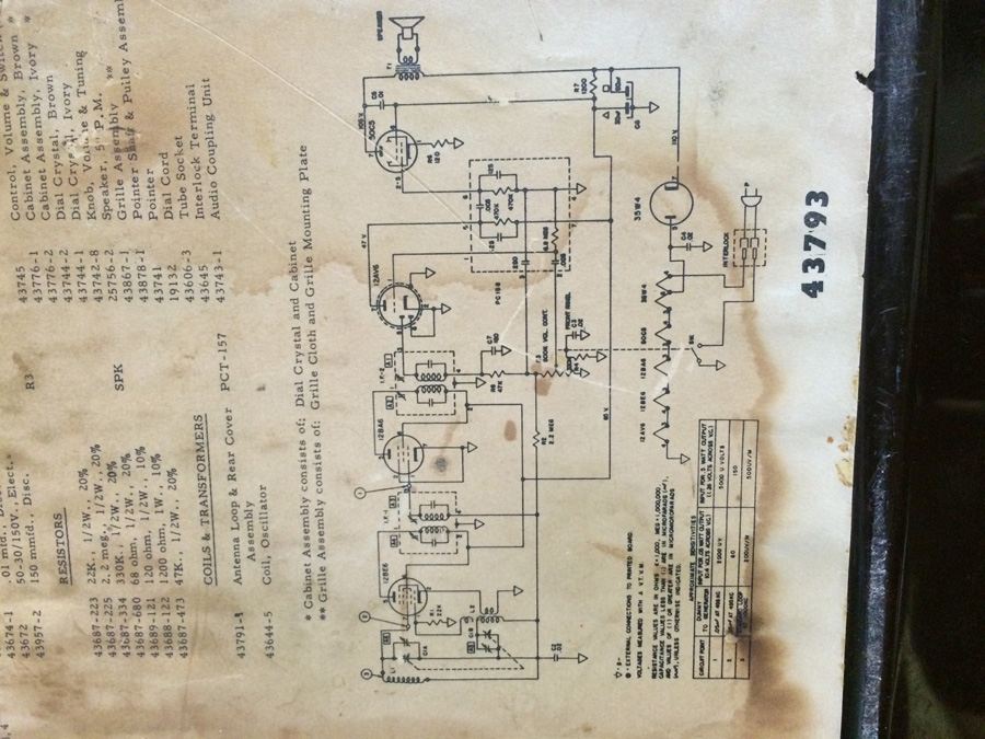 Working Sears Roebuck Silvertone Mid-Century Atomic Radio [Photo 12]