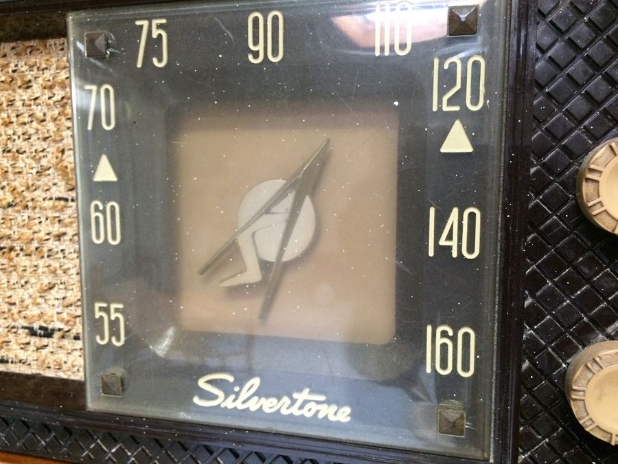 Working Sears Roebuck Silvertone Mid-Century Atomic Radio [Photo 2]