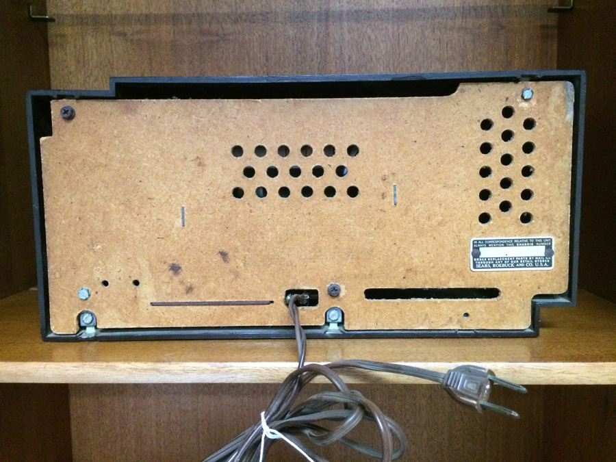 Working Sears Roebuck Silvertone Mid-Century Atomic Radio [Photo 8]