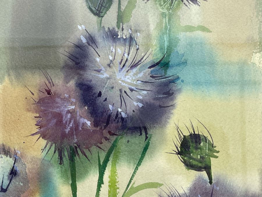 Original Mary Hill Watercolor Painting Framed 10 X 14 [Photo 4]