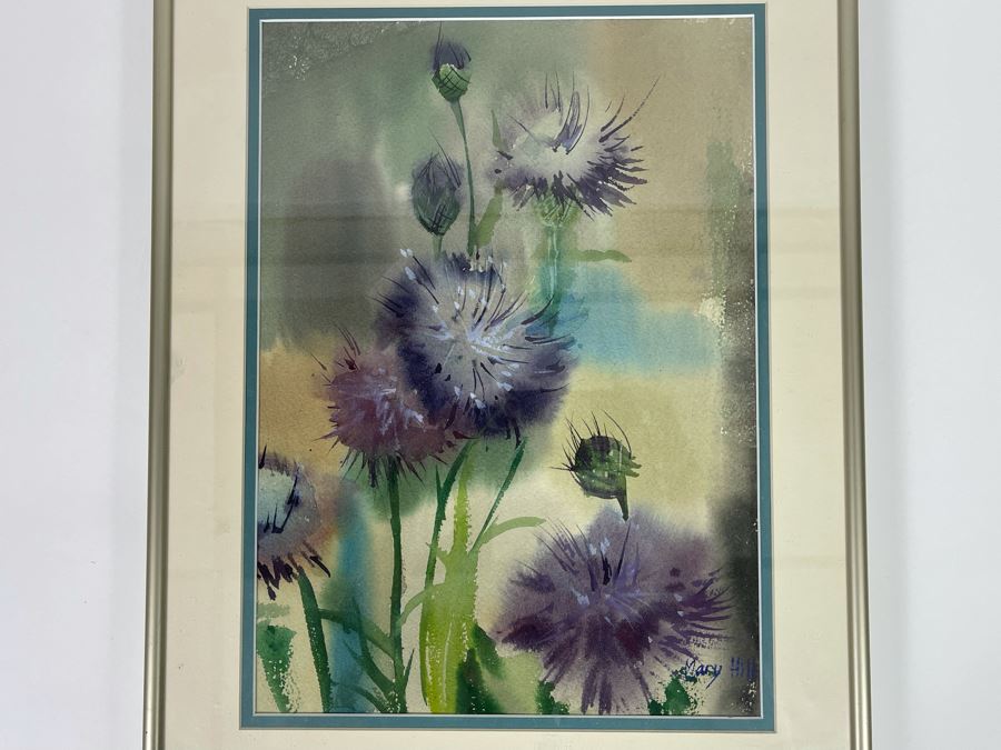 Original Mary Hill Watercolor Painting Framed 10 X 14 [Photo 2]