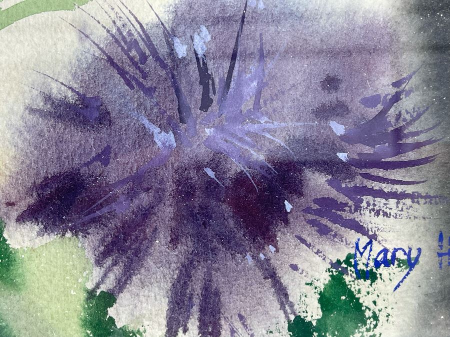 Original Mary Hill Watercolor Painting Framed 10 X 14 [Photo 6]