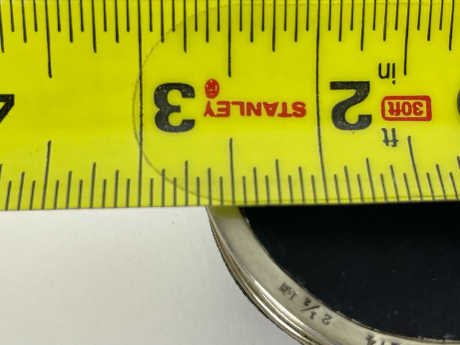 Sterling Silver Pin Cushion Trinket Box 2.5R And Vintage Hand Painted Japanese Lacquer Geisha Hair Pin & Comb Set [Photo 13]