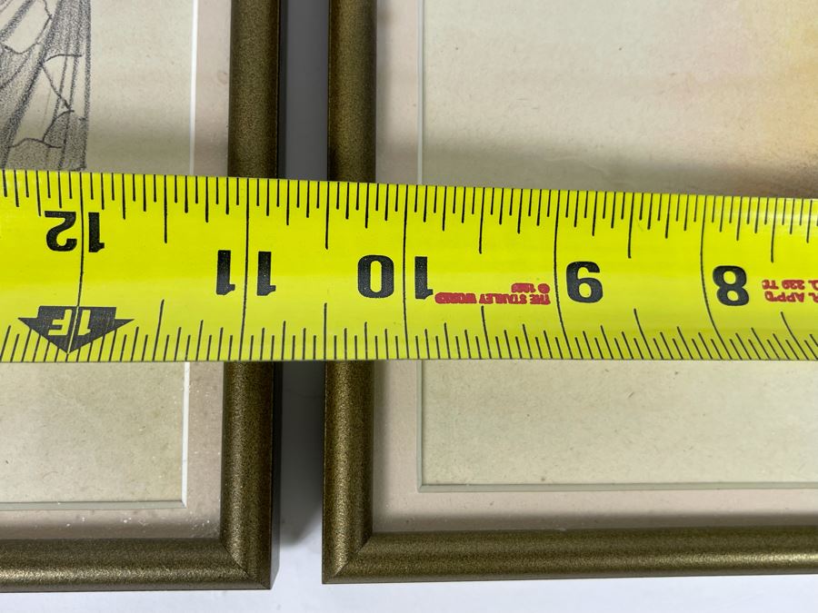 Pair Of Vintage Framed Costume Fashion Design Prints From The Art Deco French Masquerade Costume Album Folio Album De Travestis 10 X 14 Each [Photo 11]