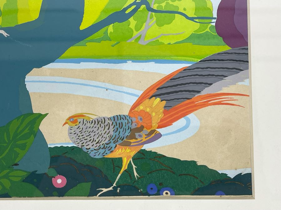 Original Framed Unsigned Art Deco Nude Woman Artwork 10.5 X 10 [Photo 6]