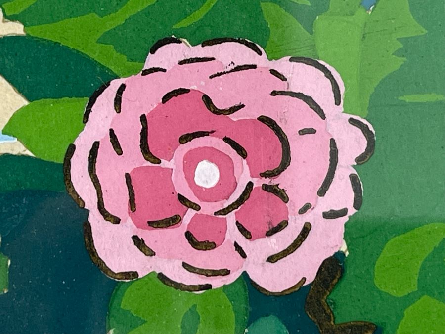 Original Framed Unsigned Art Deco Nude Woman Artwork 10.5 X 10 [Photo 9]