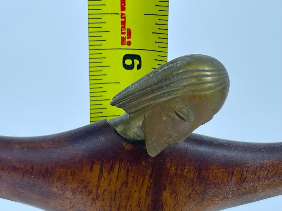 Karl Hagenauer (Austria, 1898–1956) Wein Art Deco Handmade Metal And Wood Jesus Christ Sculpture 9H And Karl Hagenauer Tennis Sculpture Made In Austria [Photo 10]