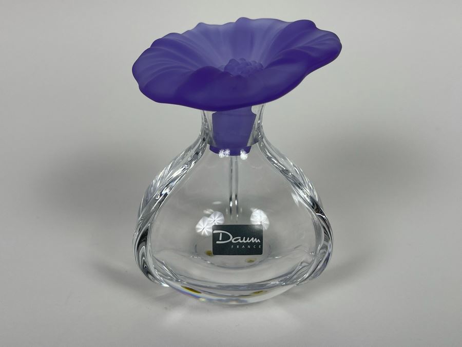 Daum France Crystal Perfume Bottle 4H [Photo 3]