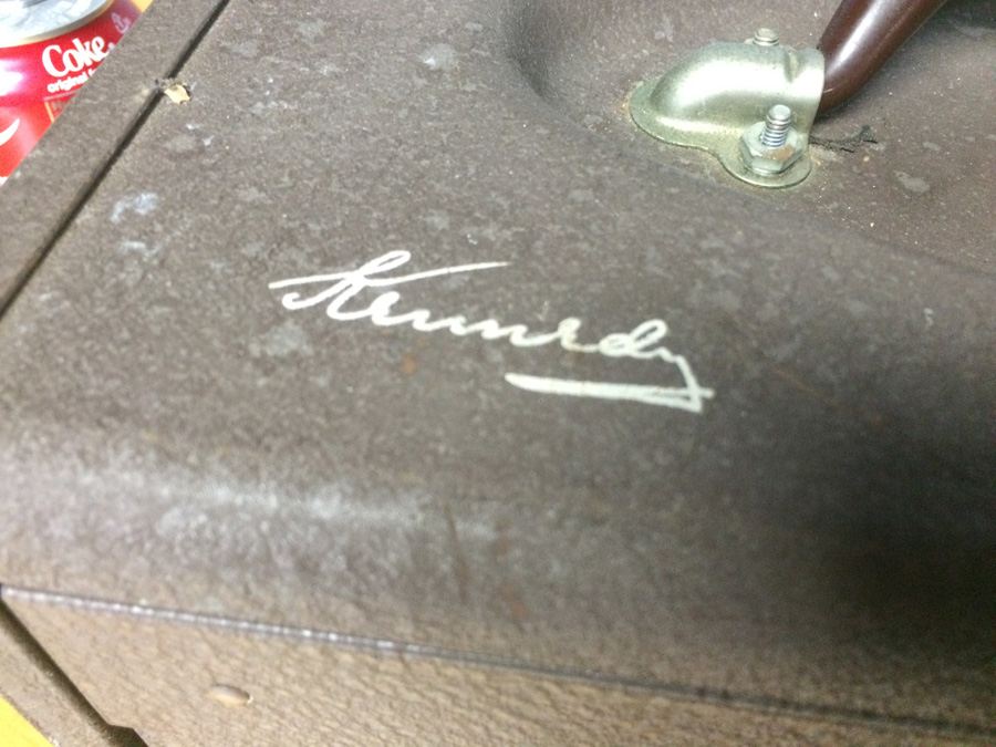 Vintage Metal Kennedy Tackle Box Packed with Vintage Lures and Fishing Equipment [Photo 5]