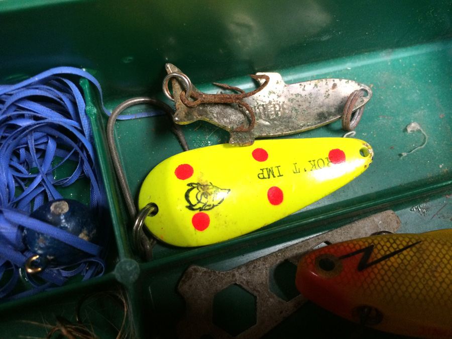 Vintage Metal Kennedy Tackle Box Packed with Vintage Lures and Fishing Equipment [Photo 16]