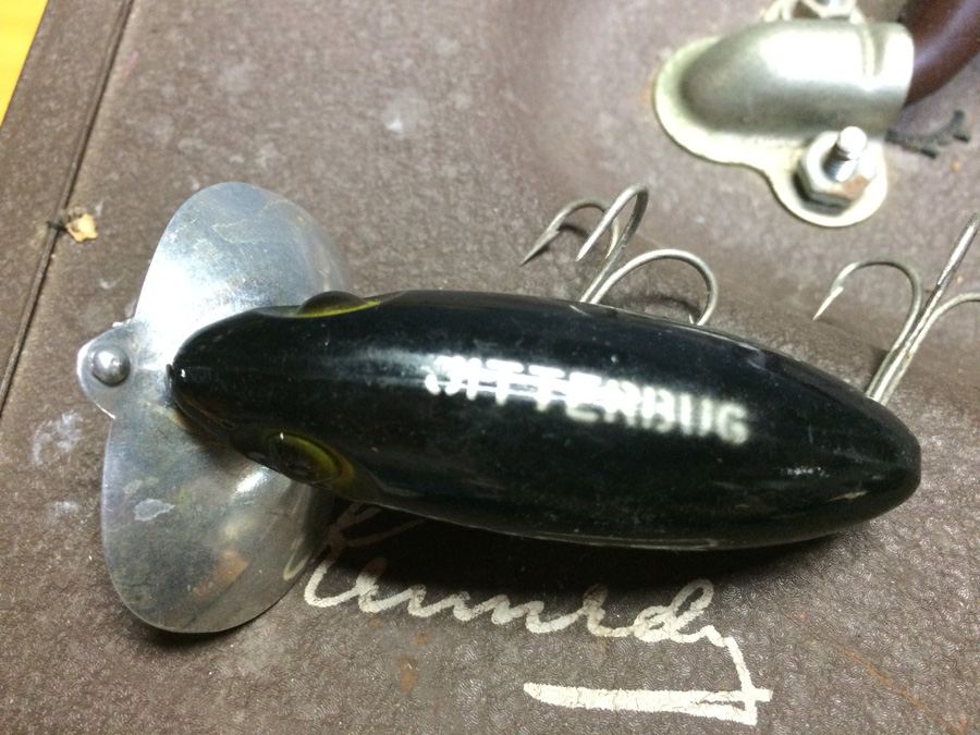 Vintage Metal Kennedy Tackle Box Packed with Vintage Lures and Fishing Equipment [Photo 27]