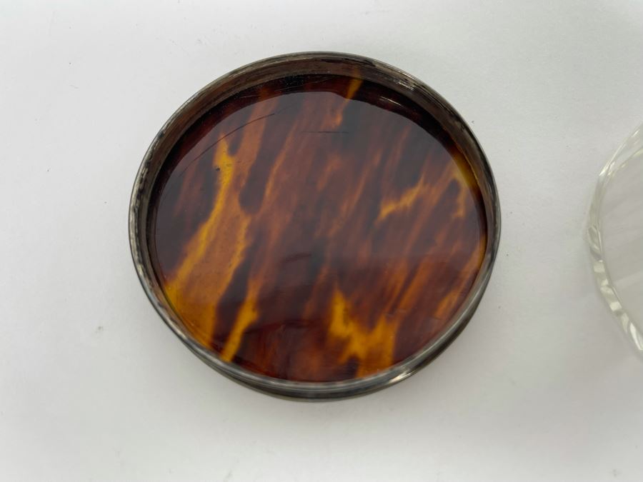 Stunning Inlaid Sterling Silver Lidded Jar 3R X 3H [Photo 8]