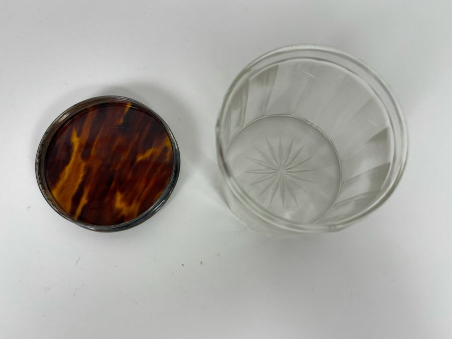 Stunning Inlaid Sterling Silver Lidded Jar 3R X 3H [Photo 7]