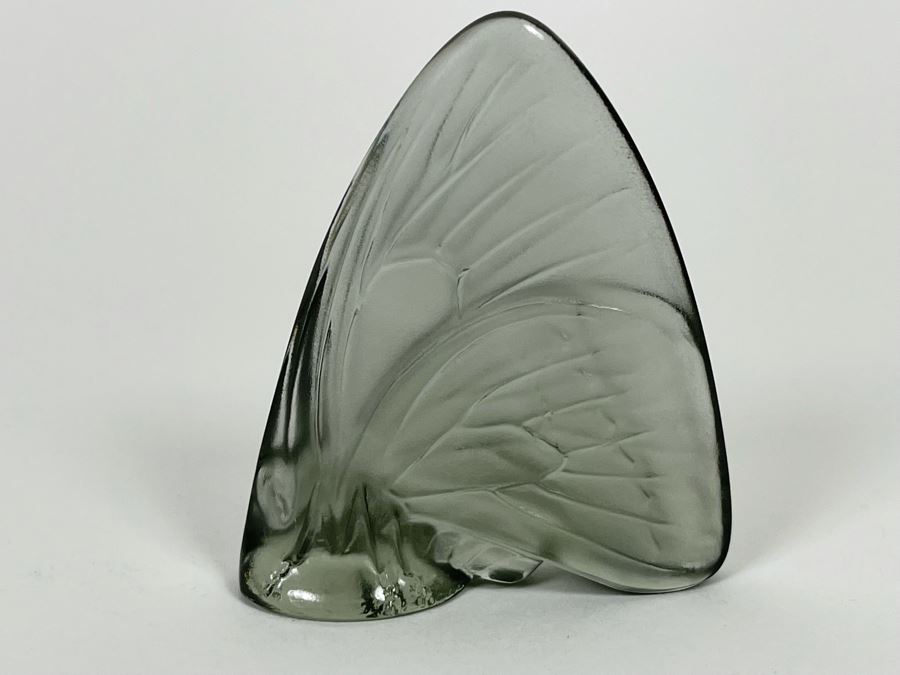 Lalique France Butterfly Figurine 2.25H