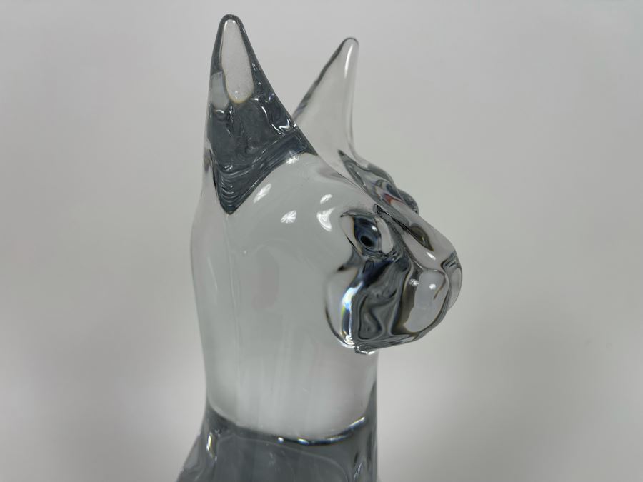 Daum France Cat Sculpture 11.5H [Photo 6]