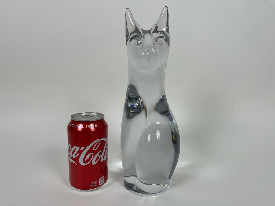Daum France Cat Sculpture 11.5H [Photo 2]