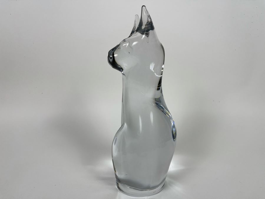 Daum France Cat Sculpture 11.5H [Photo 9]