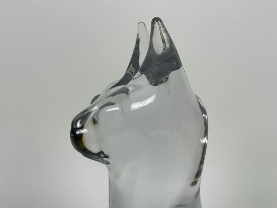 Daum France Cat Sculpture 11.5H [Photo 10]