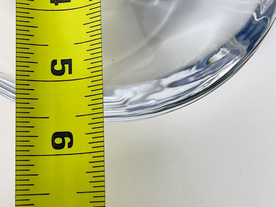 Daum France Crystal Trinket Dish With Flower 5.5W [Photo 6]