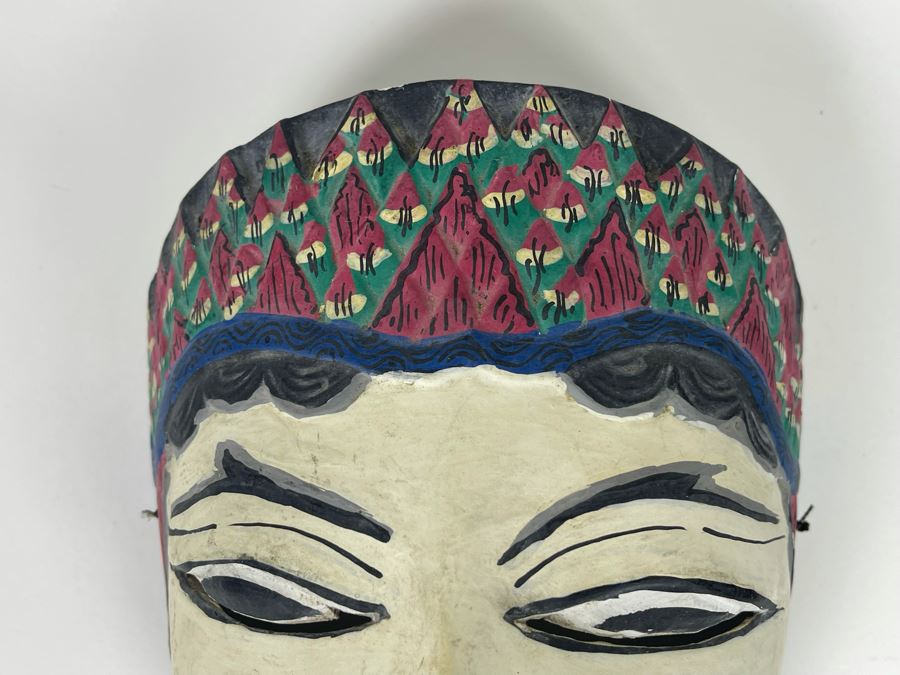 Collection Of Three Hand Painted Vintage Ethnic Masks