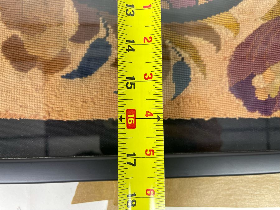 Antique Framed Textile 13 X 16 [Photo 10]