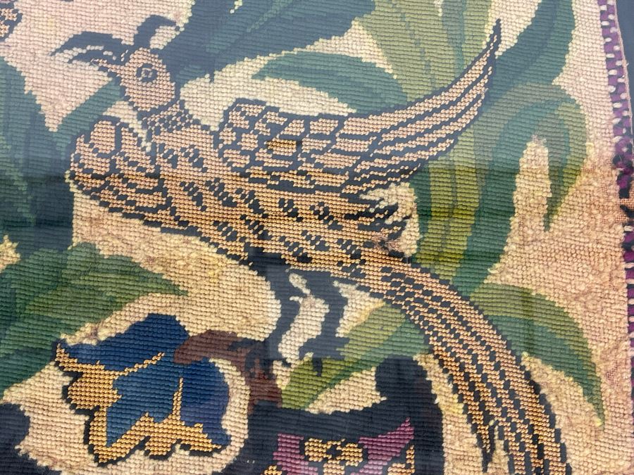 Antique Framed Textile 13 X 16 [Photo 4]