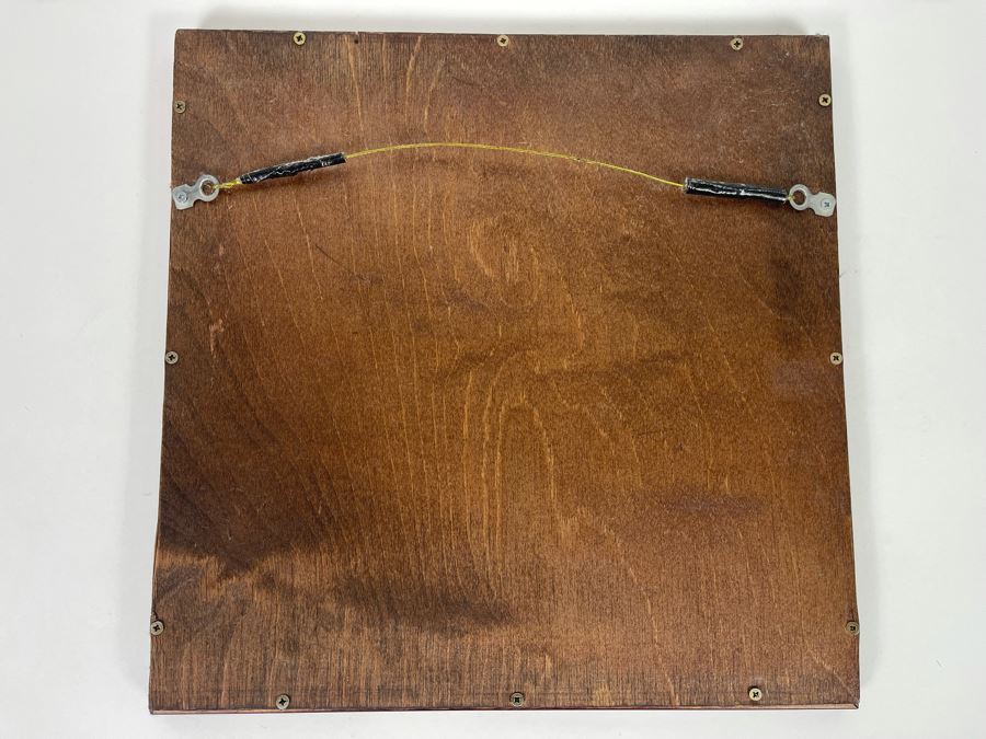 Antique Tiles Wall Hanging Displayed In Wooden Frame 13 X 13 [Photo 7]