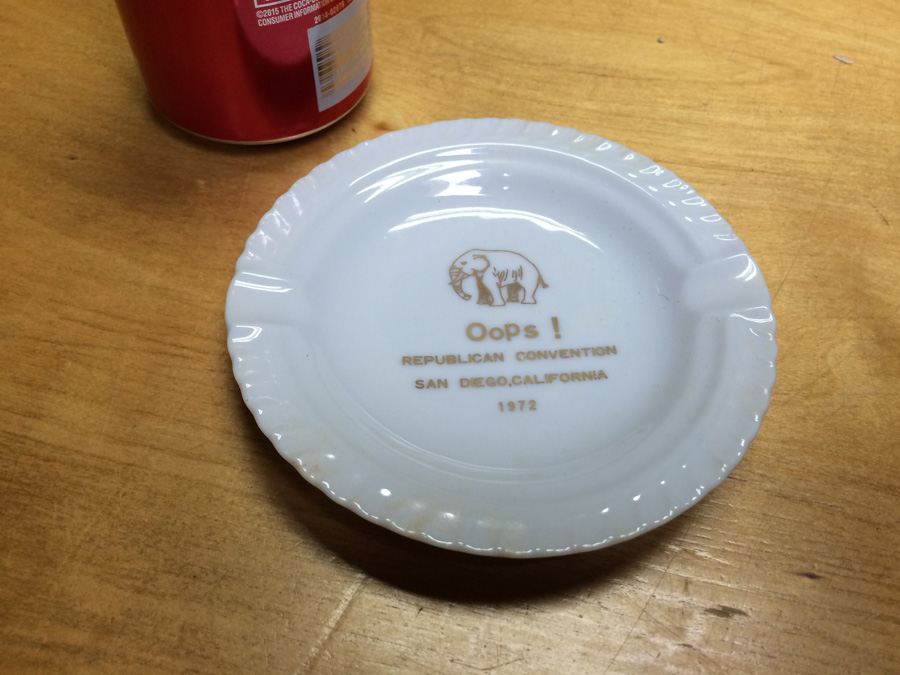 Political Ashtrays Republican Conventon San Diego California 1972 [Photo 4]