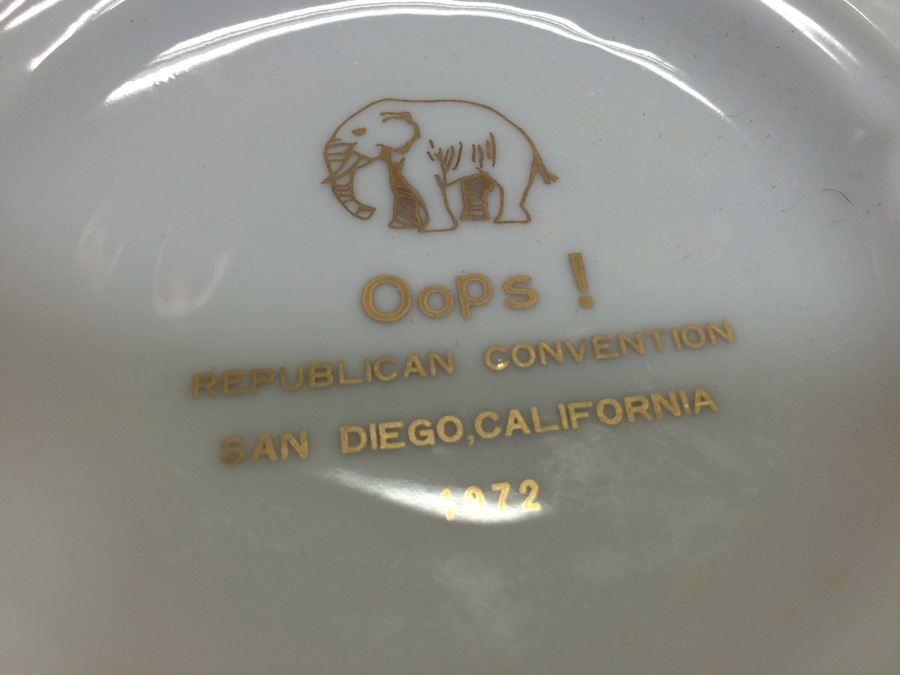 Political Ashtrays Republican Conventon San Diego California 1972 [Photo 3]