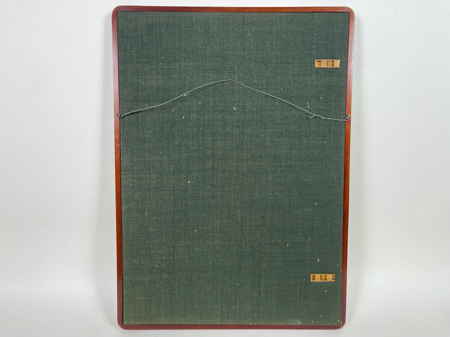 Old Japanese Woodblock Print In Frame 9 X 14.5 [Photo 15]