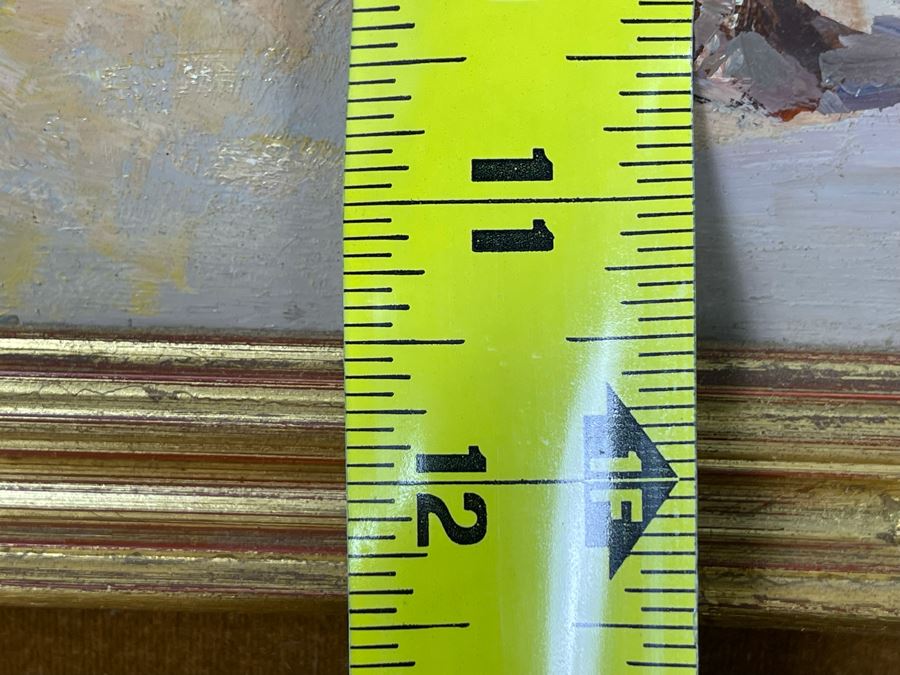 Mario Maresca Serra (Italy, 1912-1990) Original Framed Painting Titled 'Mercato Napaletano' 16 X 12 [Photo 17]