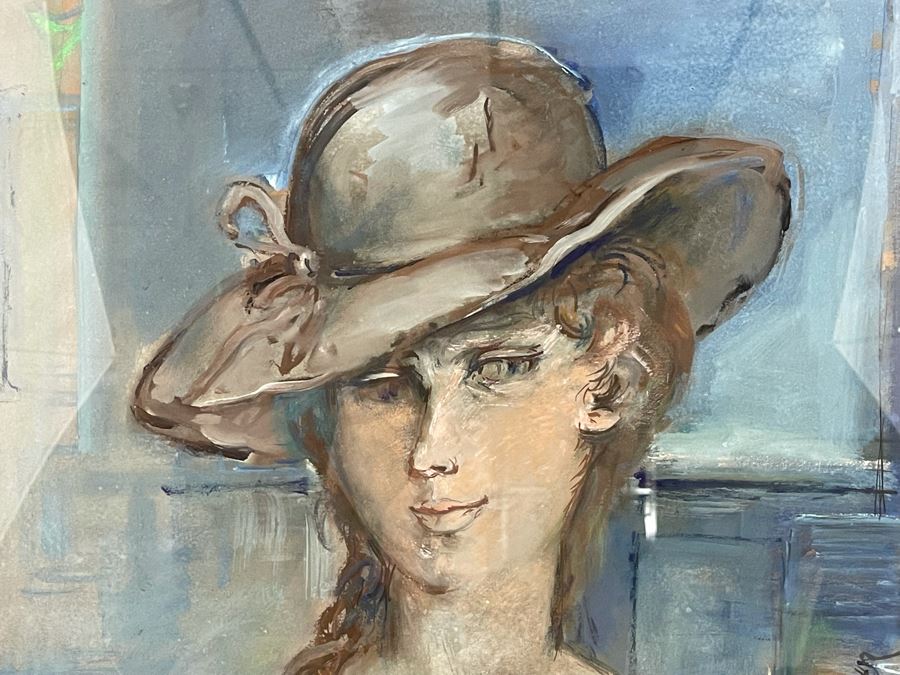 Bruno Martini (1911-1979) Signed Original Gouache Painting Retailed For $3,200 [Photo 6]