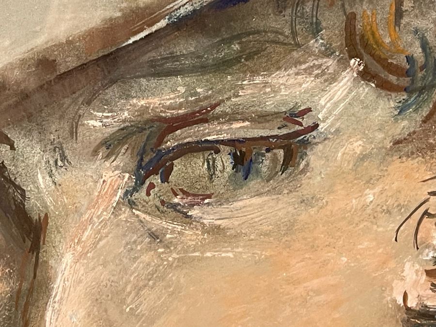 Bruno Martini (1911-1979) Signed Original Gouache Painting Retailed For $3,200 [Photo 11]