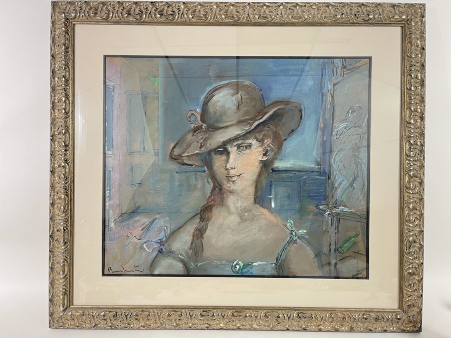 Bruno Martini (1911-1979) Signed Original Gouache Painting Retailed For $3,200 [Photo 3]