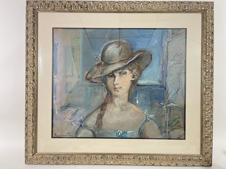 Bruno Martini (1911-1979) Signed Original Gouache Painting Retailed For $3,200 [Photo 2]
