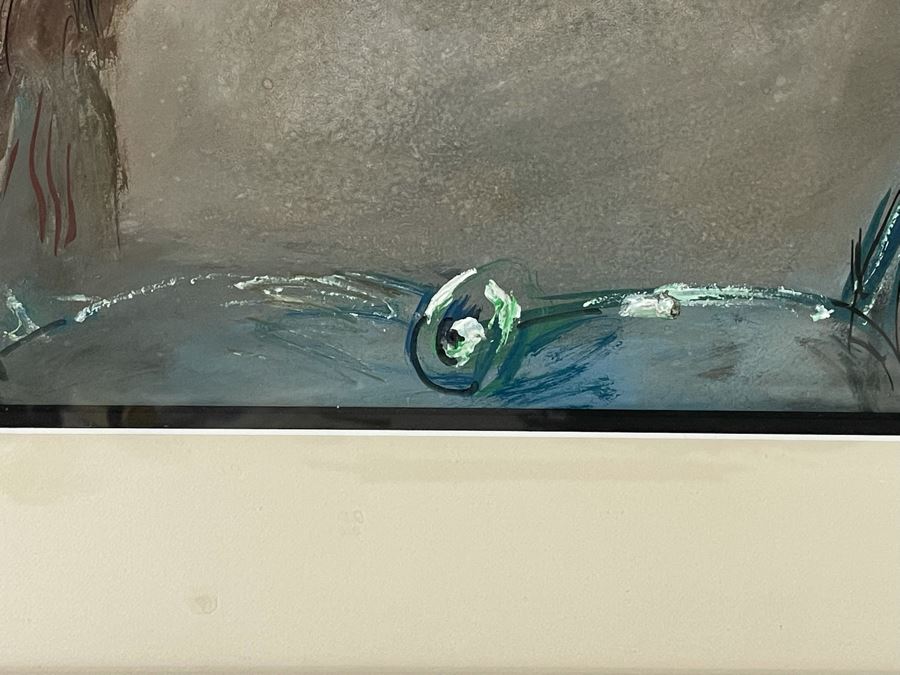 Bruno Martini (1911-1979) Signed Original Gouache Painting Retailed For $3,200 [Photo 9]