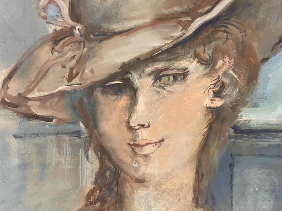 Bruno Martini (1911-1979) Signed Original Gouache Painting Retailed For $3,200 [Photo 7]