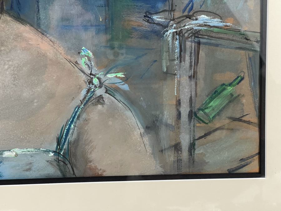 Bruno Martini (1911-1979) Signed Original Gouache Painting Retailed For $3,200 [Photo 8]