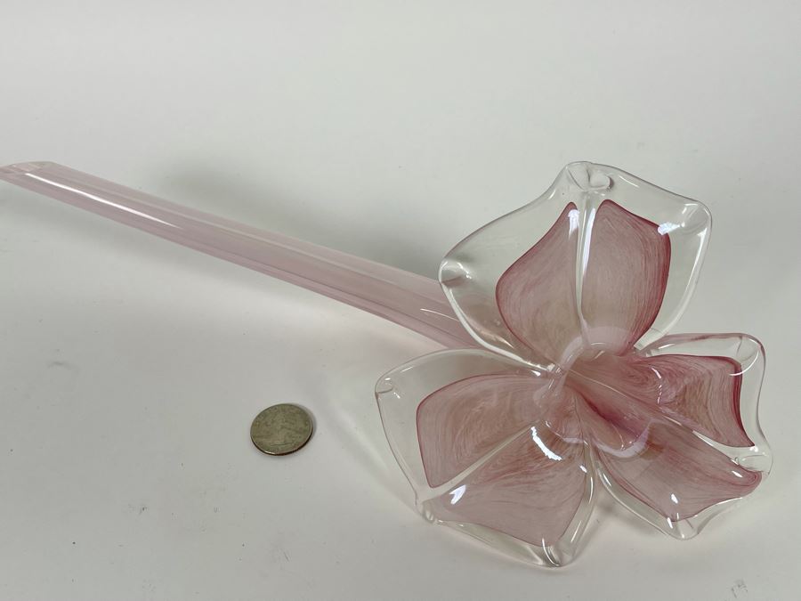 Murano Glass Italian Hand Made Flower 13L [Photo 3]