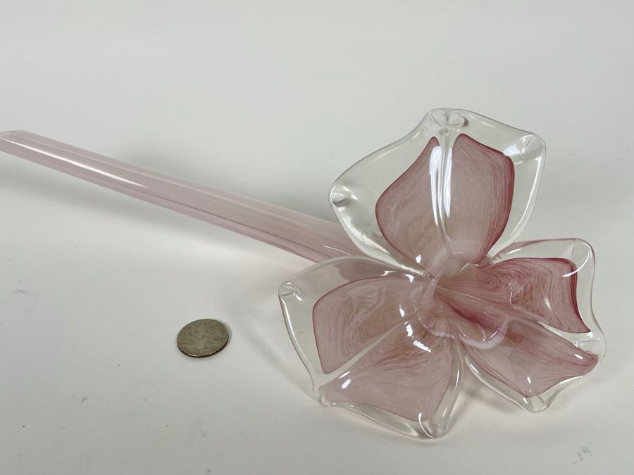 Murano Glass Italian Hand Made Flower 13L [Photo 1]