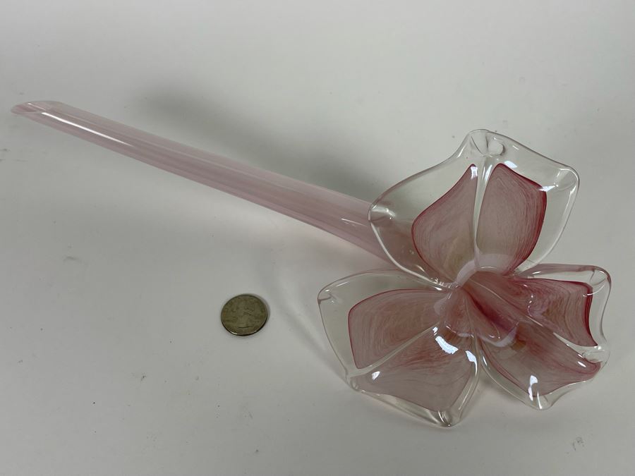 Murano Glass Italian Hand Made Flower 13L [Photo 4]