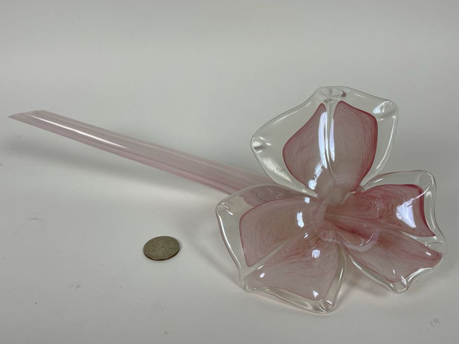 Murano Glass Italian Hand Made Flower 13L [Photo 2]