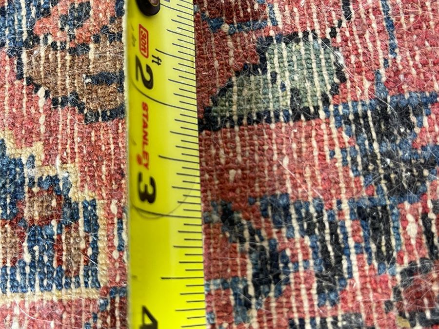 Old Hand Knotted Wool Persian Area Rug 31W X 54L [Photo 15]