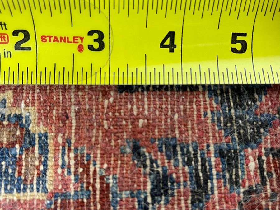 Old Hand Knotted Wool Persian Area Rug 31W X 54L [Photo 14]