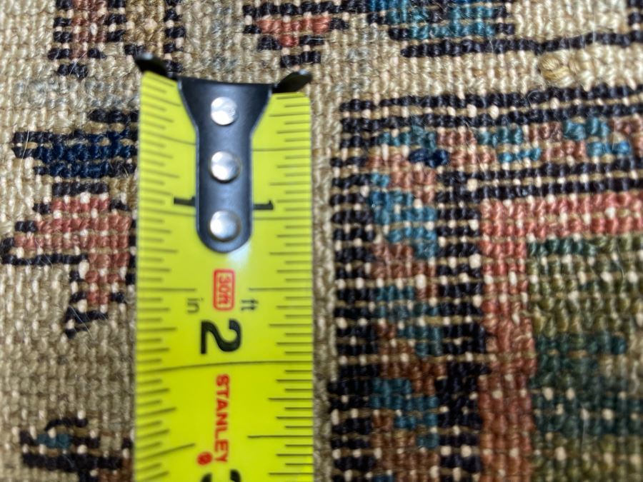 Old Hand Knotted Wool Persian Runner Rug Geometric Patterns 36.5W X 103L [Photo 15]