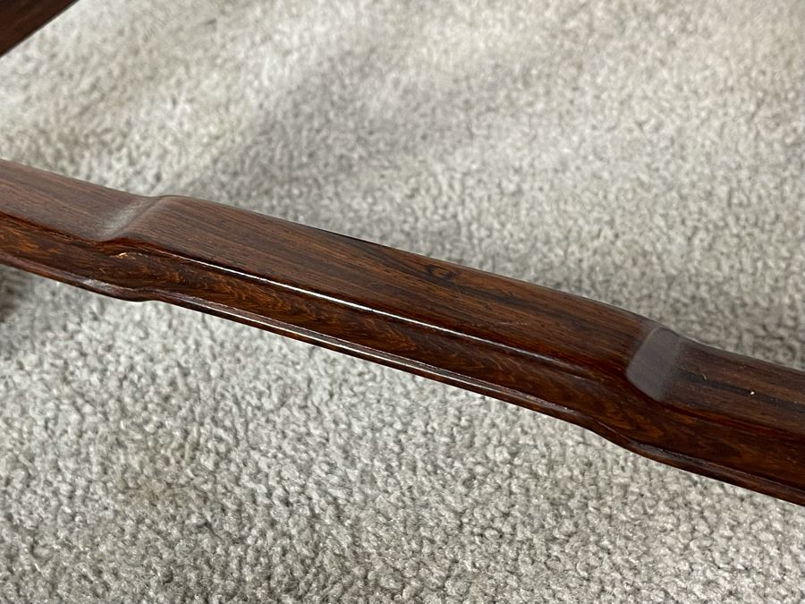 Vintage Chinese Carved Rosewood Stand Side Table 14W X 14D X 36H [Photo 9]