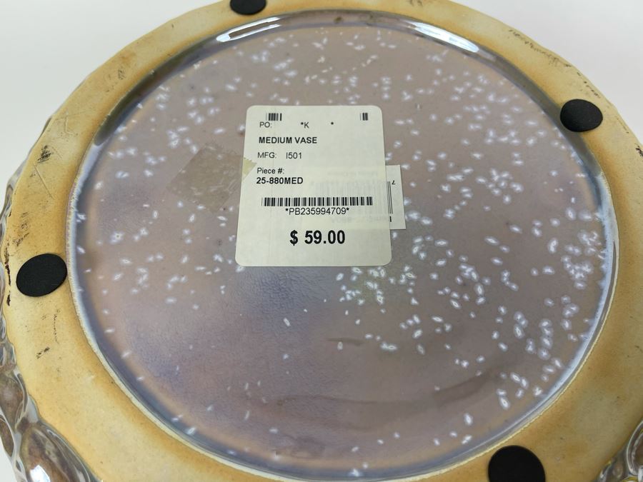 Modern Silver Ceramic Vase 8H Retails $59 [Photo 5]