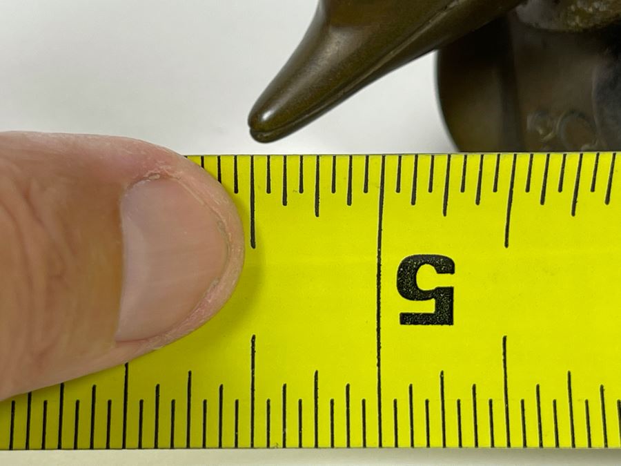 Giovanni Schoeman Bronze Of Boy Riding Dolphin 1977 5.5W X 4.5H [Photo 12]