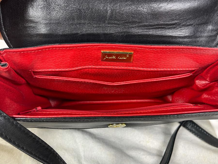 Judith Leiber Leather Handbag With Dust Cover [Photo 7]